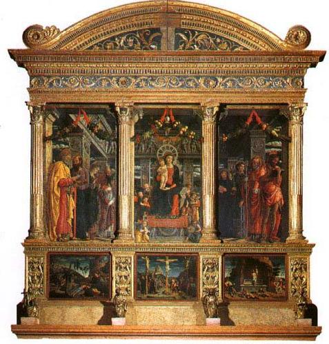 Andrea Mantegna San Zeno Altarpiece, oil painting picture